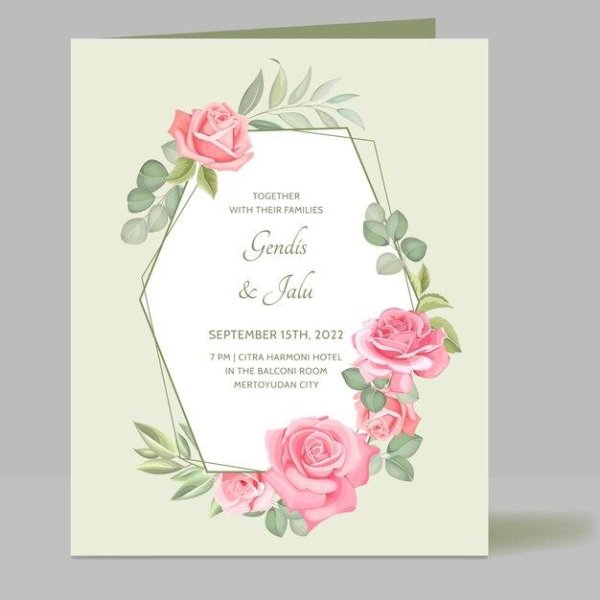 свадебное пригласительное