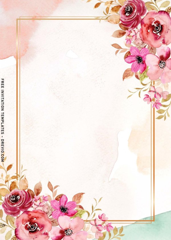 рамочка с цветами