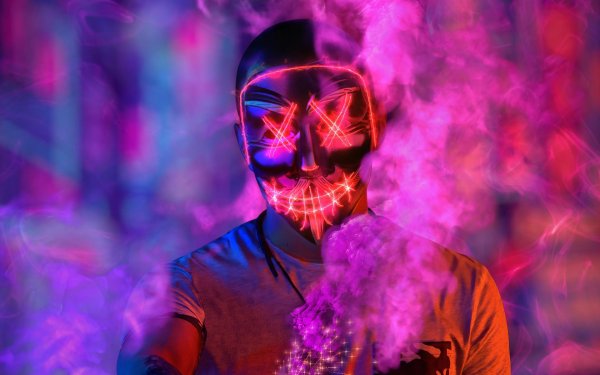 анонимус неон маск маск