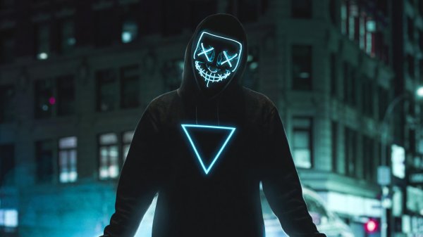 анонимус неон маск маск