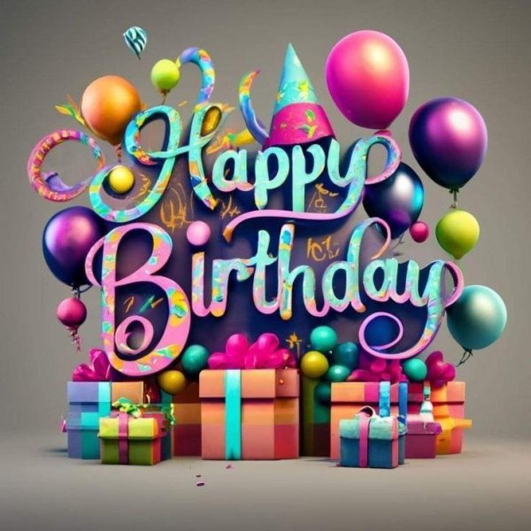 открытка happy birthday