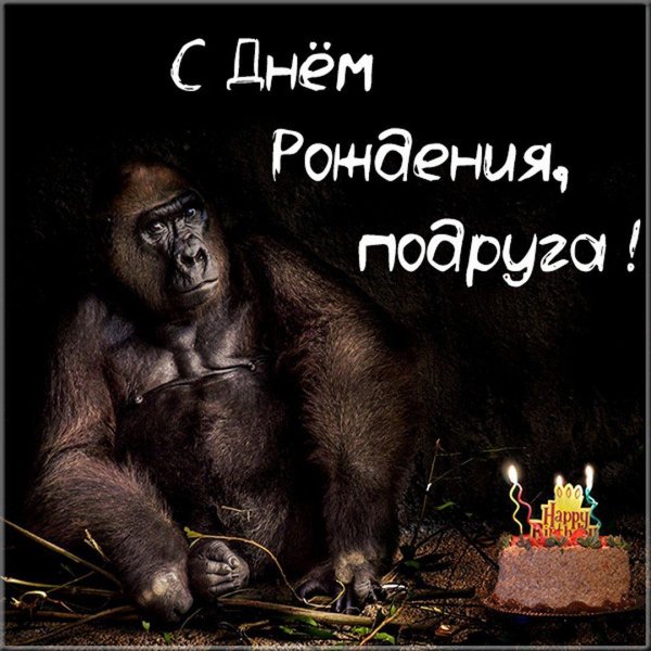 с днем рождения горилла