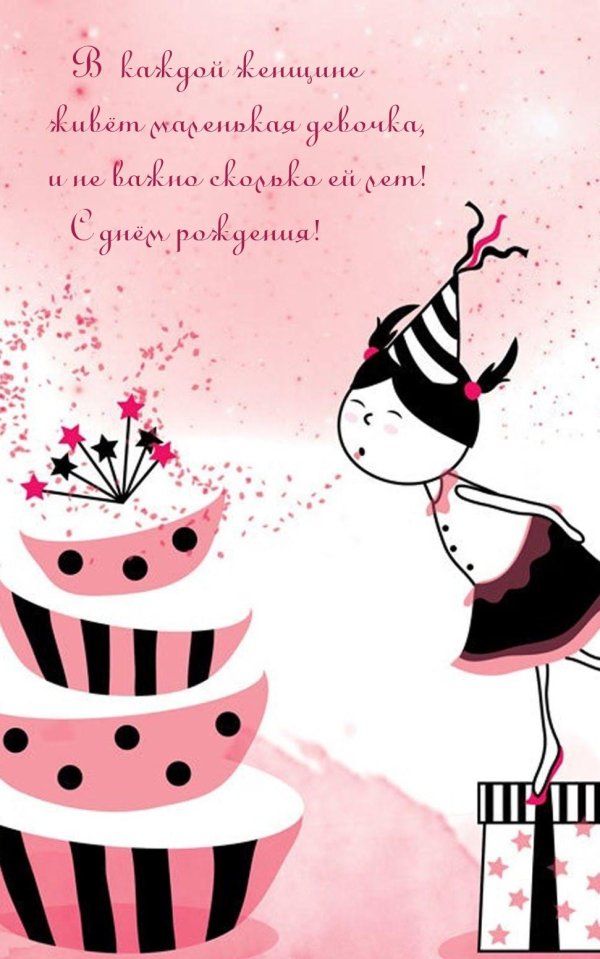 открытка ко дню рождению