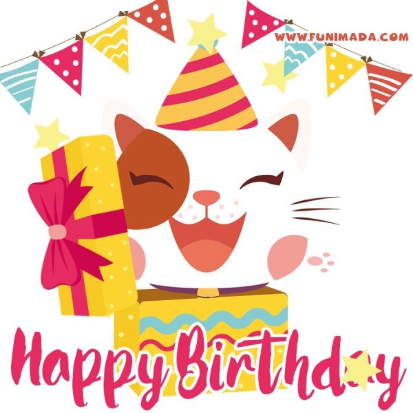 открытка ко дню рождению