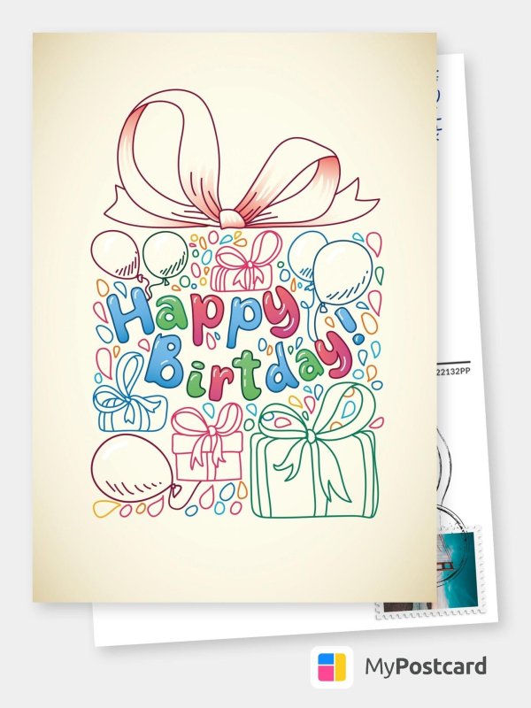 идеи для открыток на день рождения