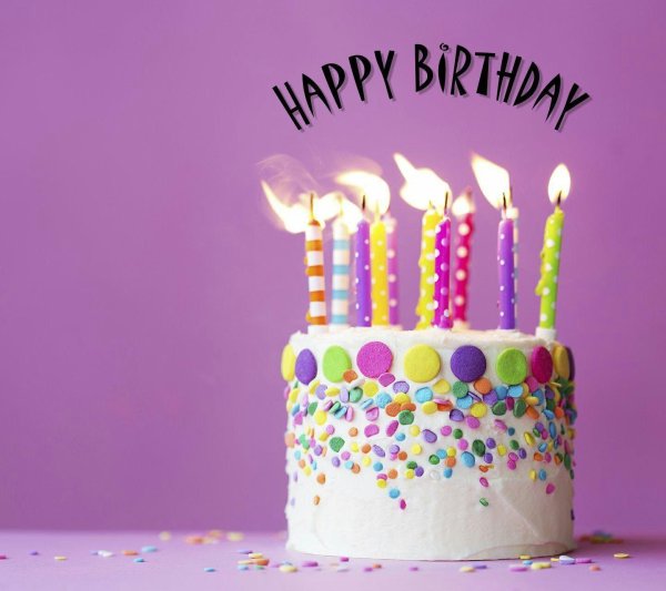 торт со свечками