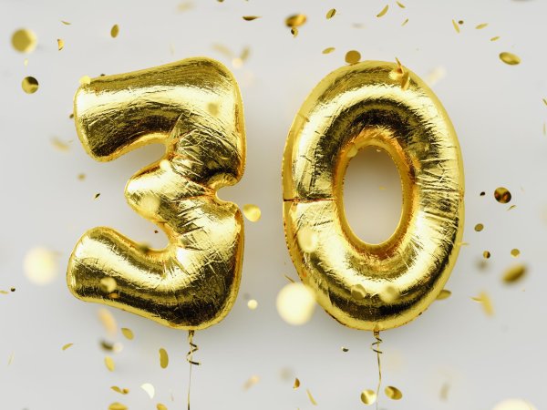 цифра 30 красивая