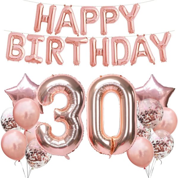 шар розовое золото