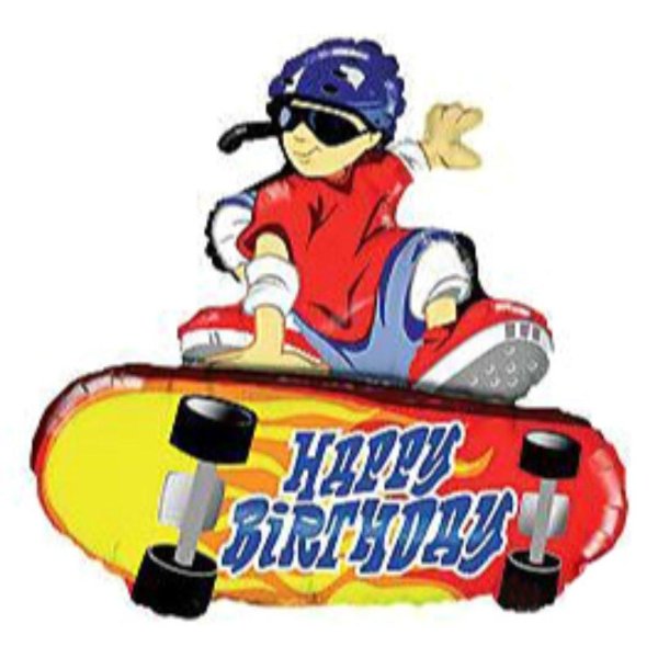 скейтбордист мультяшный