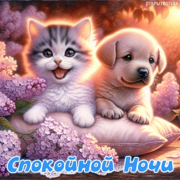 милые открытки доброй ночи