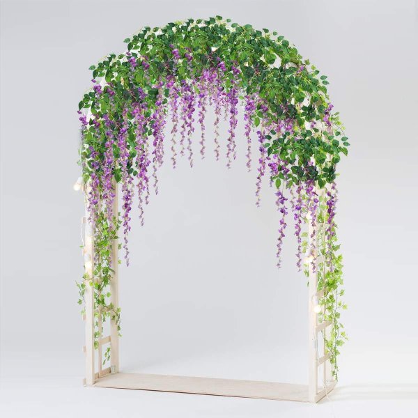 свадебная арка с глицинией