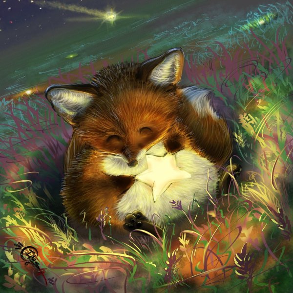 сладких снов лисичка