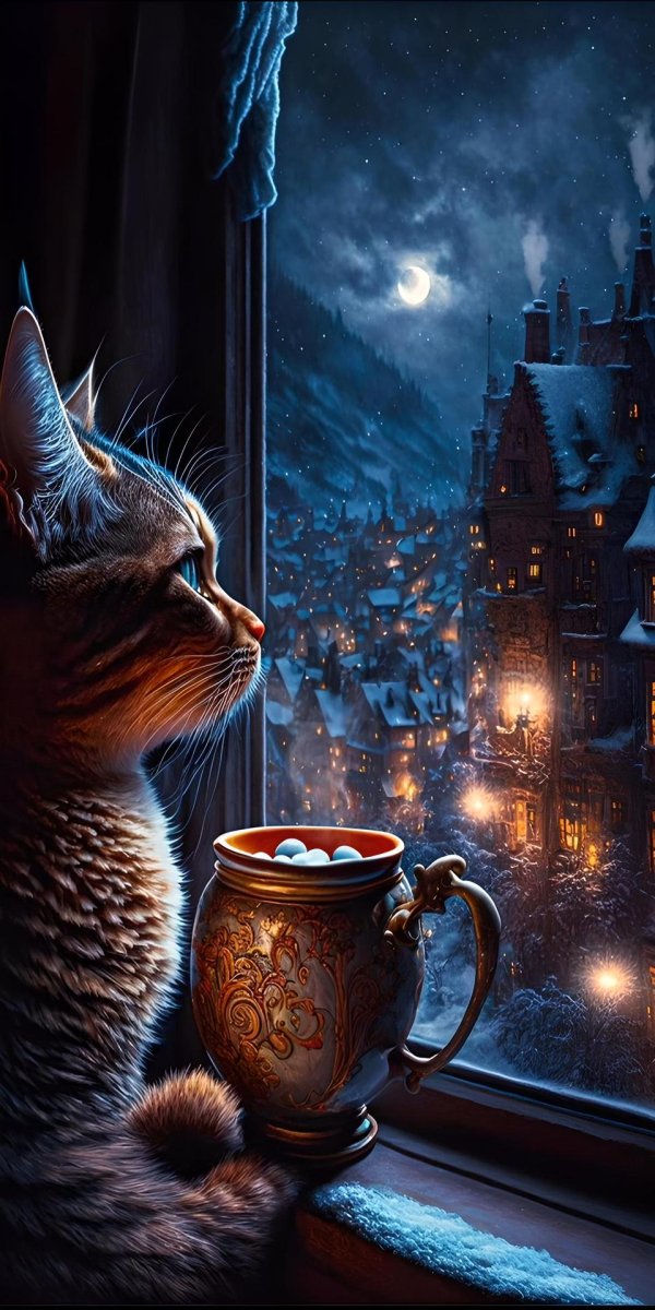 кошачий арт