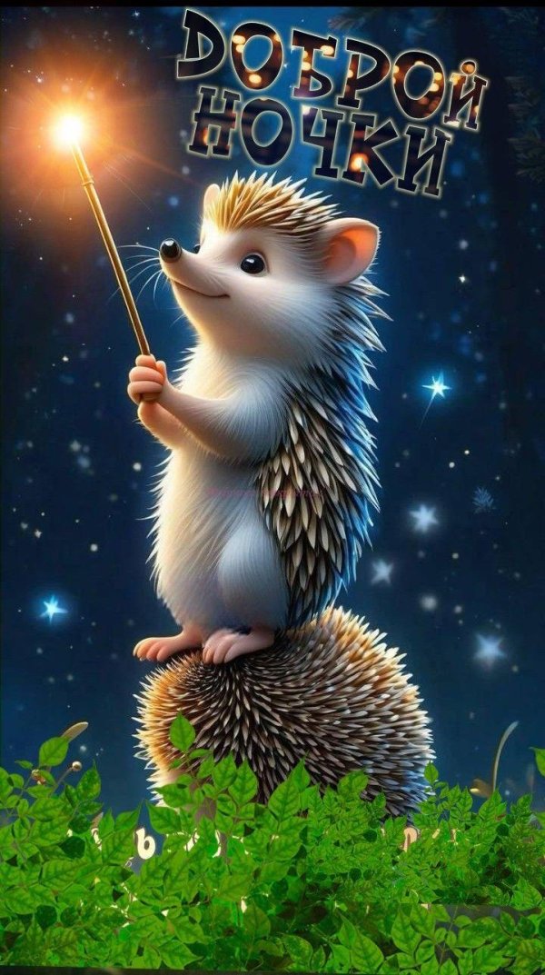 ежик спокойной ночи