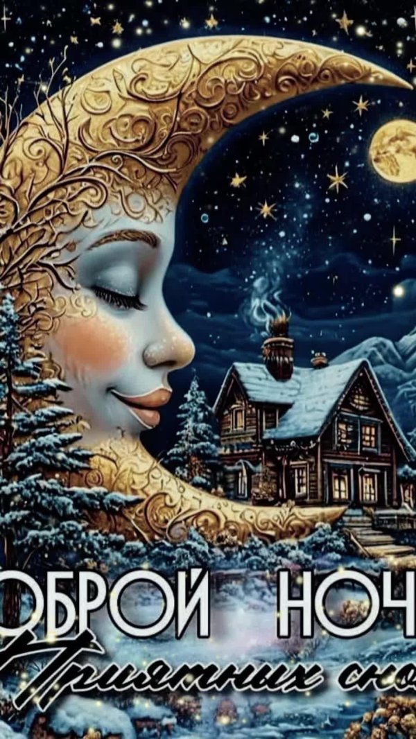 открытка спокойного ночи