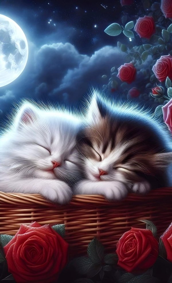 красивые открытки с пожеланием спокойной ночи