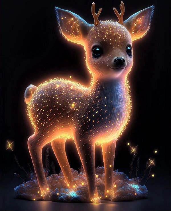 животное олень