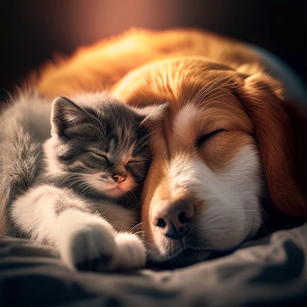 кошка собака