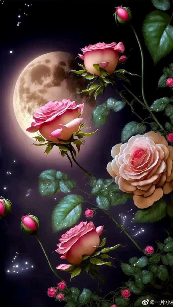 цветы ночью