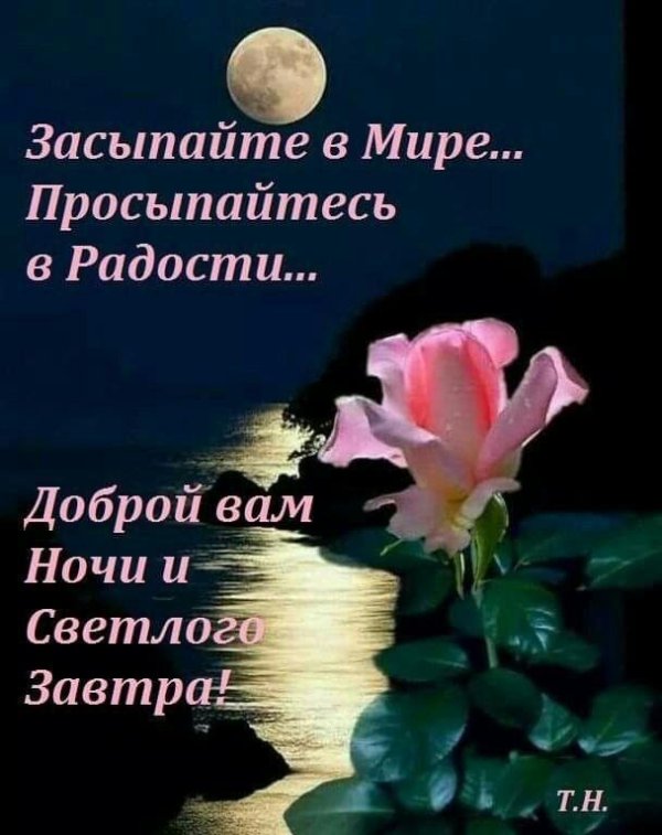 доброй ночи и светлого завтра