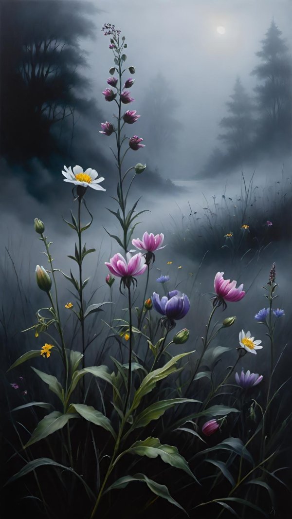 цветочные картины