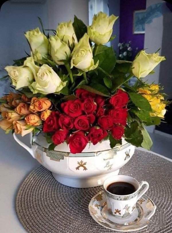 доброе утро вторника цветы