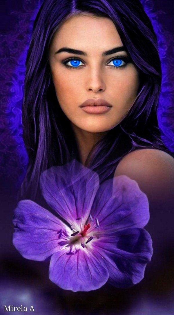 красива женщина