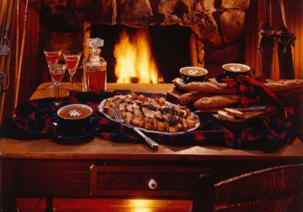 новогодний стол блюда