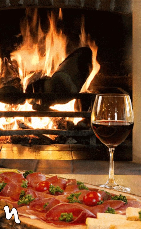 Добрый вечер у камина