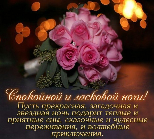 спокойной ночи цветы