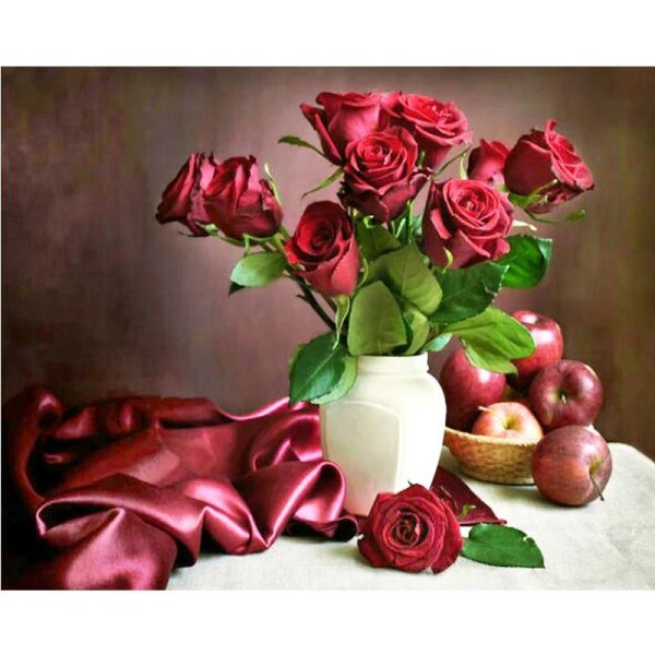 натюрморт с розами