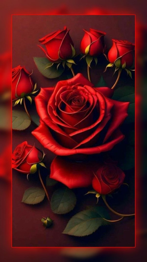 красная роза