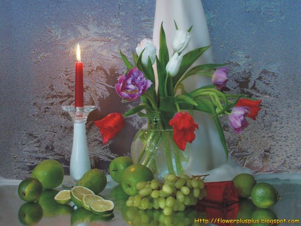 натюрморт со свечами