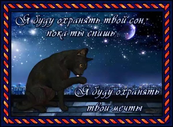 я буду охранять твой сон