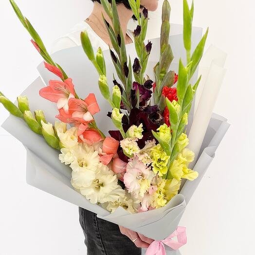 гладиолусы монобукет