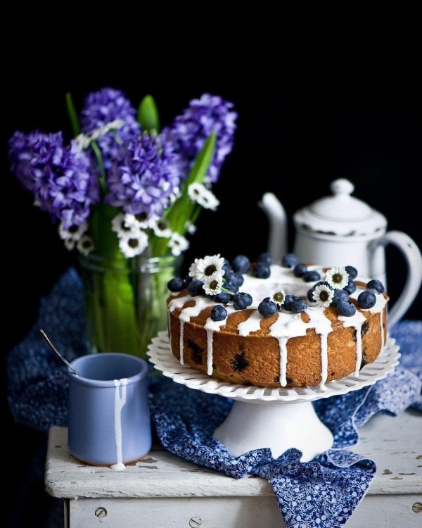 черничный торт