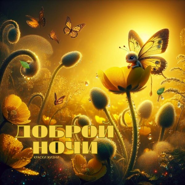 открытки доброй ночи летние красивые