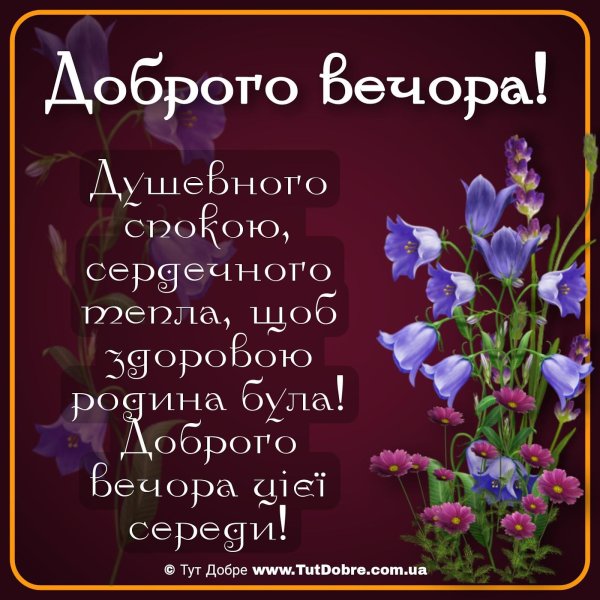 добрий вечір