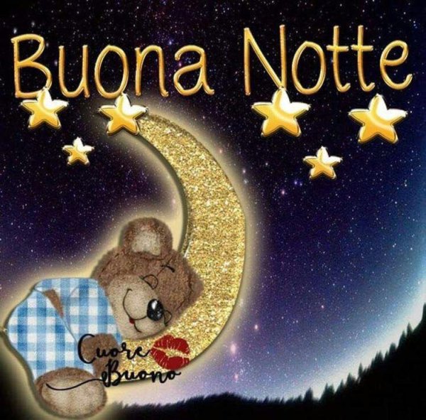 открытки buona notte