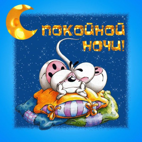 открытки спок ночи прикольные