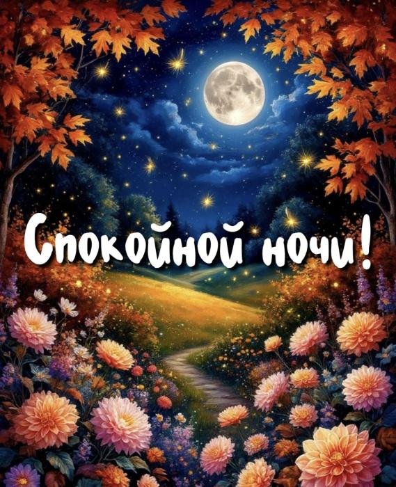 спокойной ночи осенней