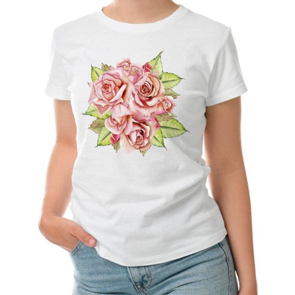 футболка нежная