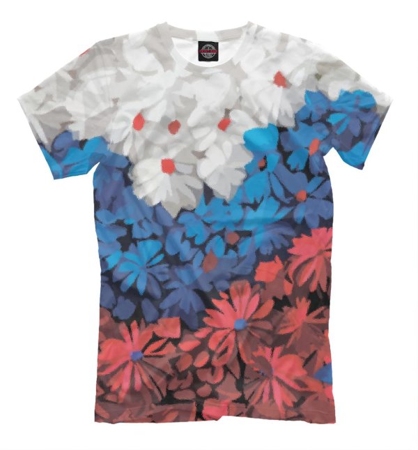 футболка флаг россии