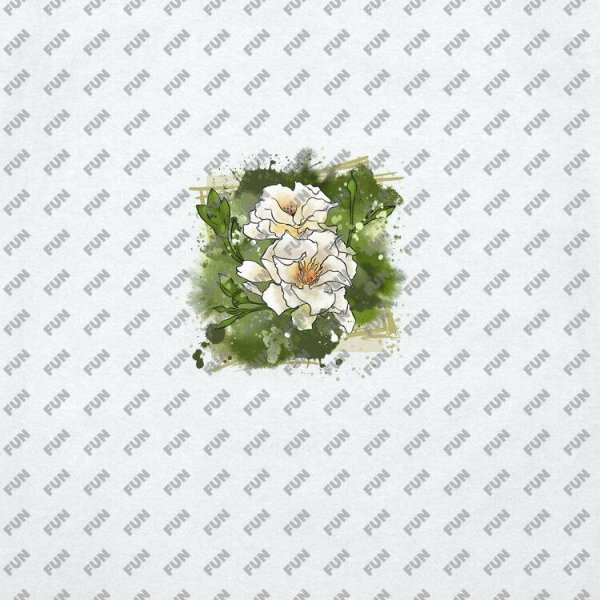 белые цветки