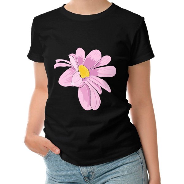 футболка ромашки