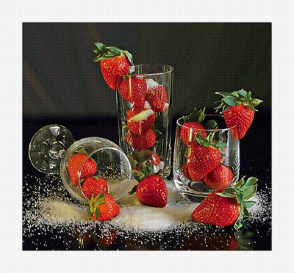 клубничный натюрморт