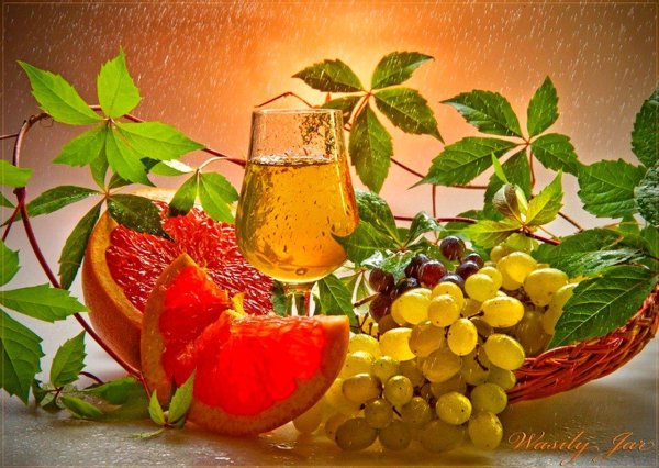 виноград натюрморт