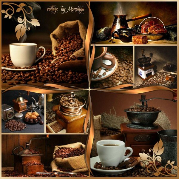 коллаж кофе