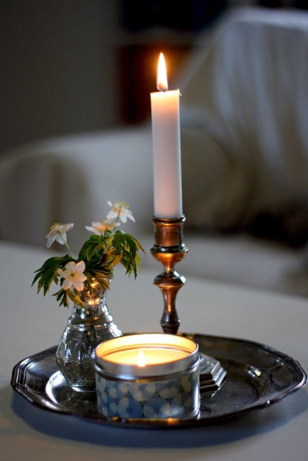 декор свечей