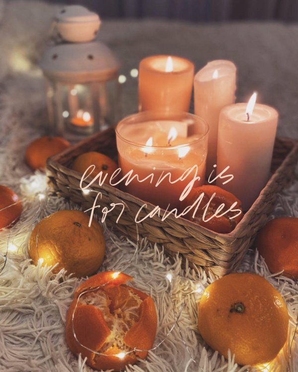 cвечи новогодние